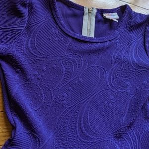 LuLaRoe Amelia Purple Dress